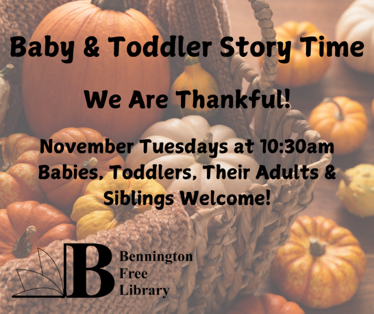 Baby & Toddler Storytime