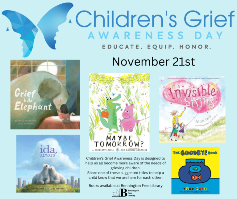 Children's Grief Awareness Day Nov. 21