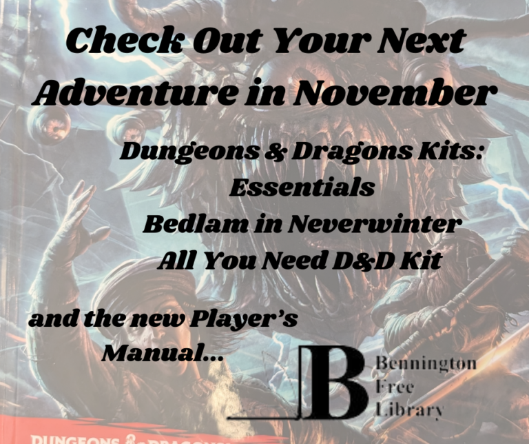 Dungeons and Dragons in November