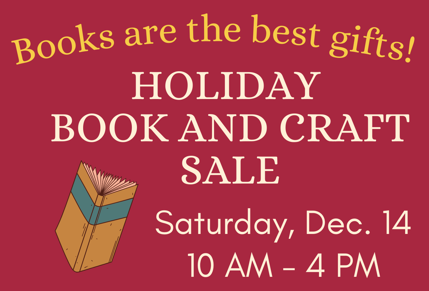 Holiday Book and Craft Sale