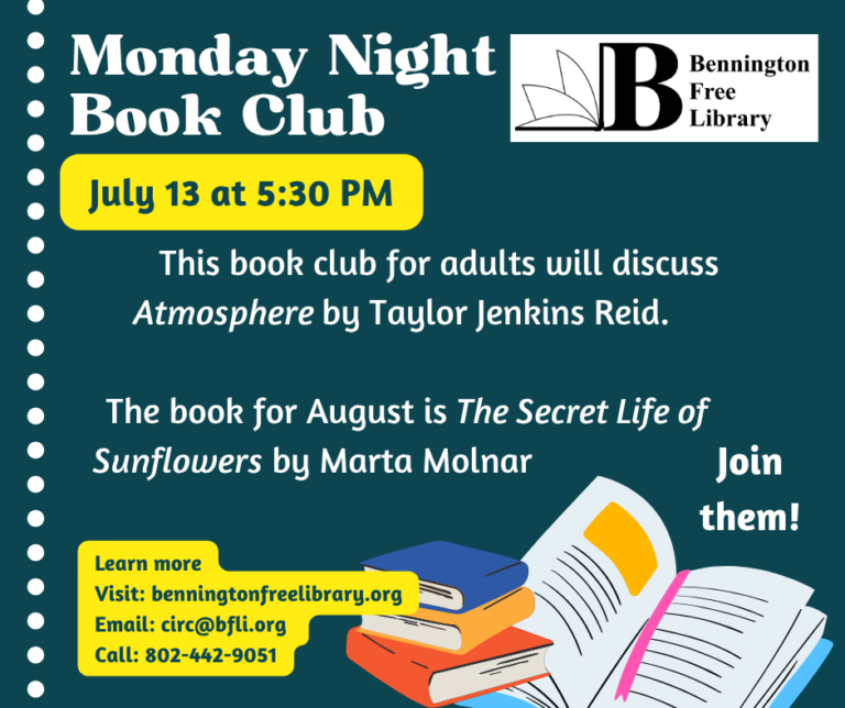 Monday Night Book Club for Adults