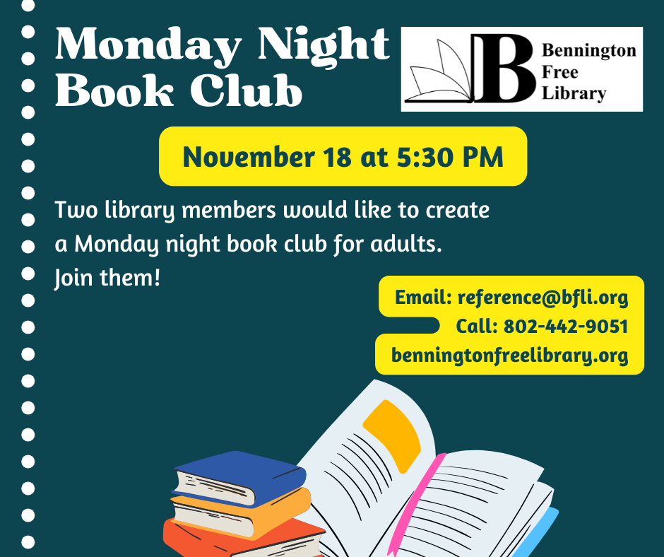 Monday Night Book Club for Adults