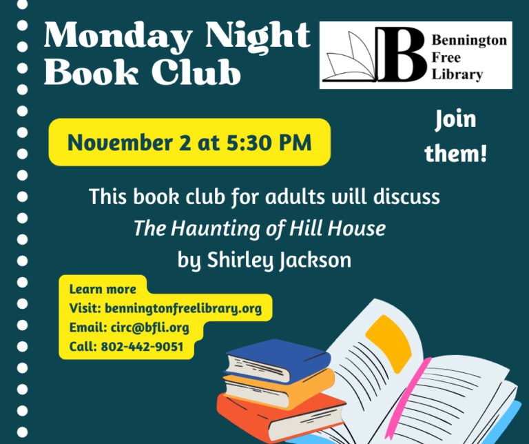Monday Night Book Club for Adults