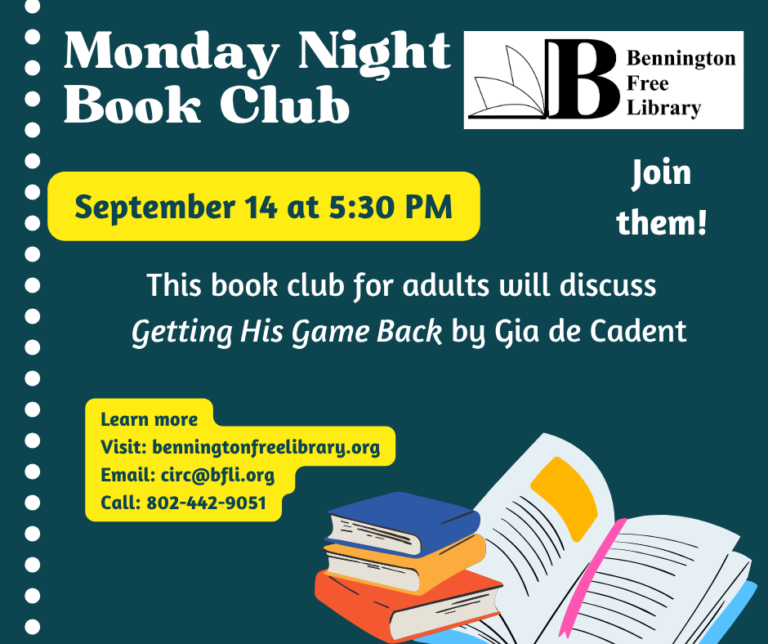 Monday Night Book Club for Adults